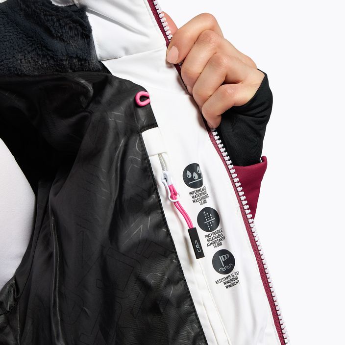 Jachetă de schi pentru femei CMP roz și alb 31W0226/A001 10