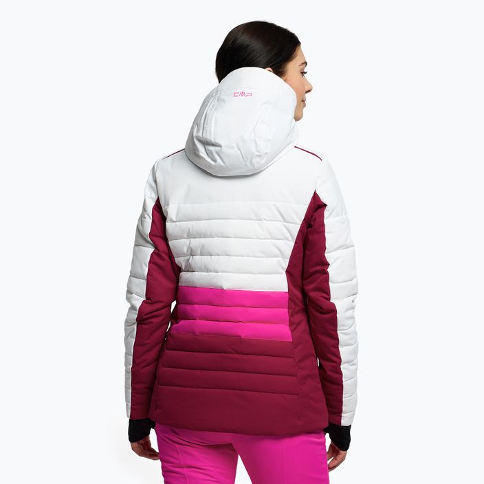 Jachetă de schi pentru femei CMP roz și alb 31W0226/A001 4