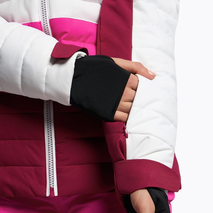 Jachetă de schi pentru femei CMP roz și alb 31W0226/A001 6