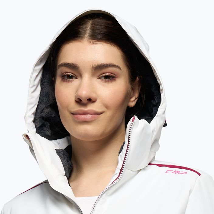 Jachetă de schi pentru femei CMP roz și alb 31W0226/A001 8