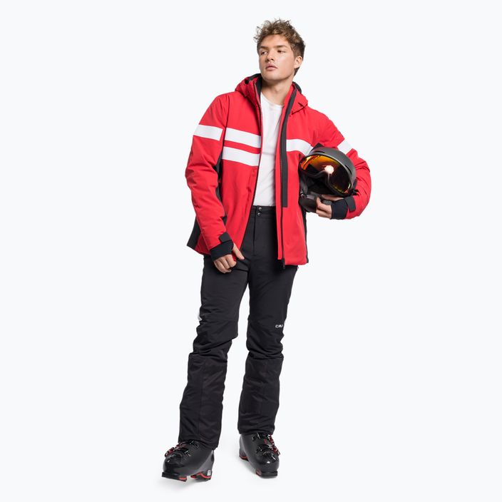 Jachetă de schi pentru bărbați CMP, roșu, 31W0107 2