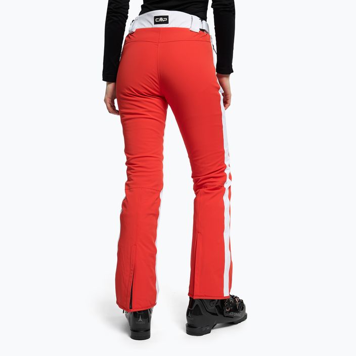 Pantaloni de schi pentru femei CMP, roșu, 30W0806 4