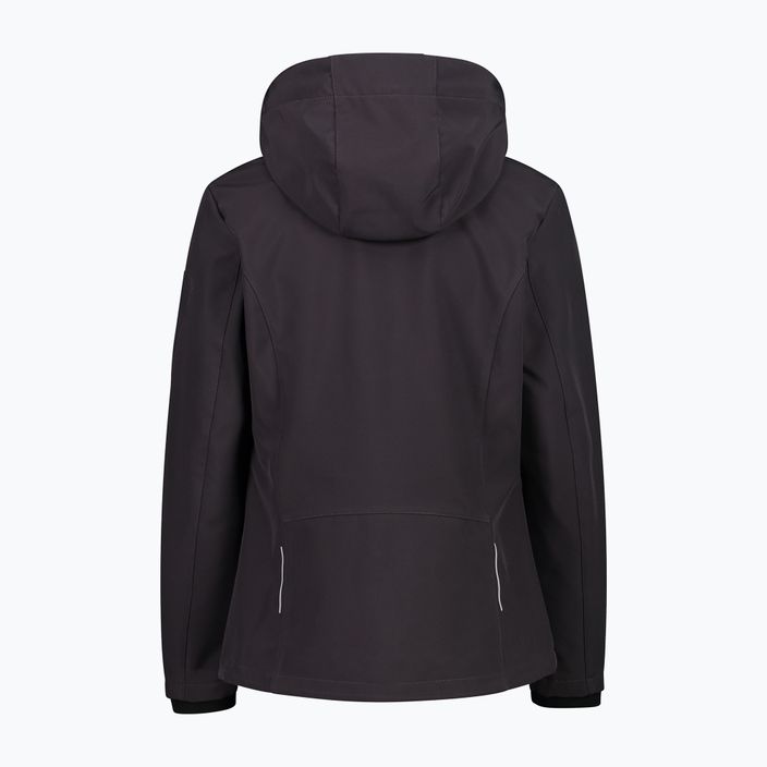 Jachetă softshell CMP Zip 05UG pentru femei, negru/roz 39A5006/05UG/D36 8