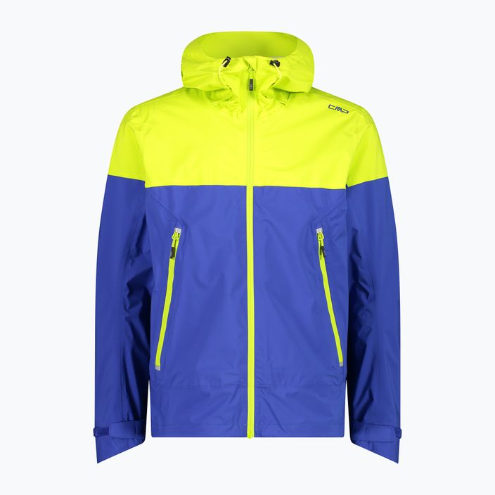 Jachetă de ploaie pentru bărbați CMP Fix M952 albastru/verde 32Z6507