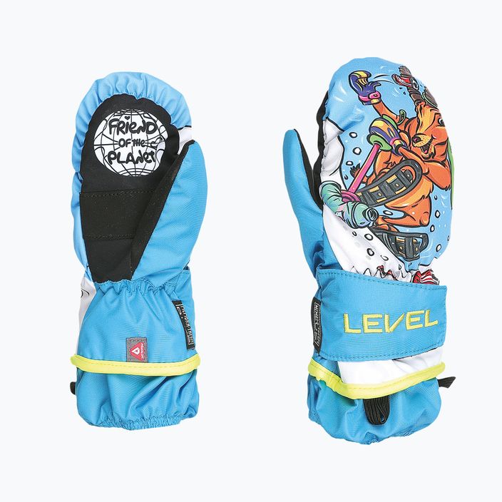 Level Animal mănuși de schi pentru copii albastru deschis 6