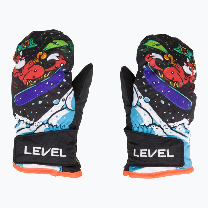 Level Animal mănuși de schi pentru copii pk negru 3