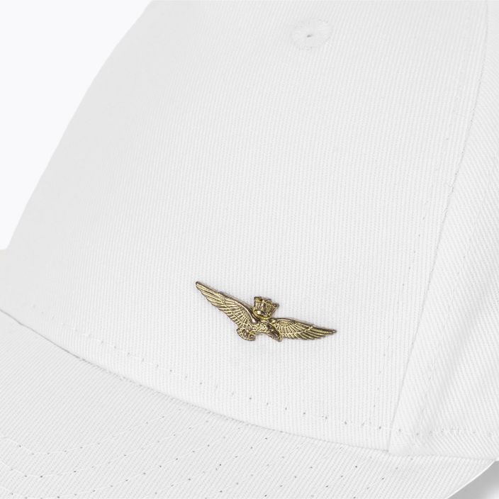 Șapcă pentru bărbați Aeronautica Militare Basic With Metal Eagle off white 3