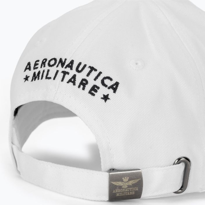 Șapcă pentru bărbați Aeronautica Militare Basic With Metal Eagle off white 4