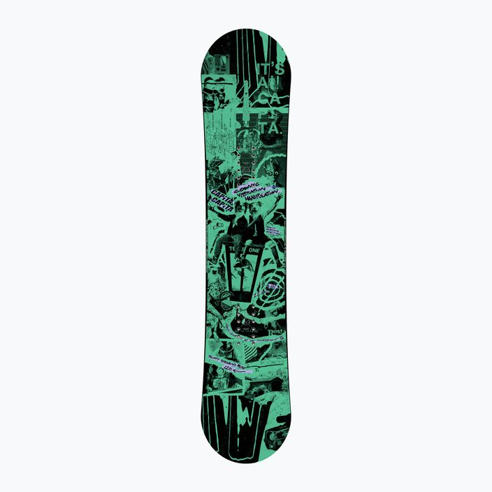 Snowboard pentru copii CAPiTA Scott Stevens Mini negru-verde 1221143 2