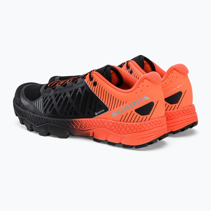 Pantofi de alergare bărbați SCARPA Spin Ultra negru/portocaliu GTX 33072-200/1 3