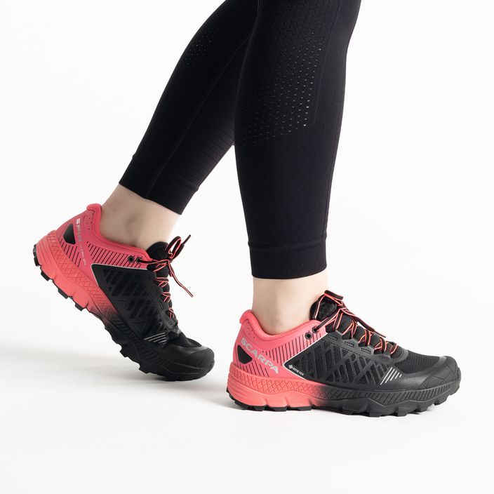 SCARPA Spin Ultra pantofi de alergare pentru femei negru/roz GTX 33072-202/1 2