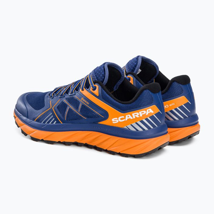 SCARPA Spin Infinity GTX pantofi de alergare pentru bărbați albastru marin-oranj 33075-201/2 16