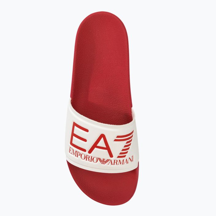 EA7 Emporio Armani Water Sports Visibility salsa/blanco flip-flops Emporio Armani Water Sports Visibility salsa/alb 5