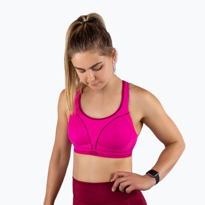 Sutien de antrenament  Shock Absorber Ultimate Run Bra pink 3