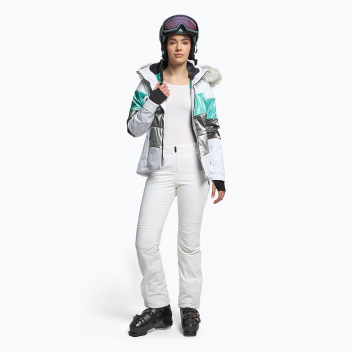 Pantaloni de schi pentru femei CMP alb 3W05376/A001 2