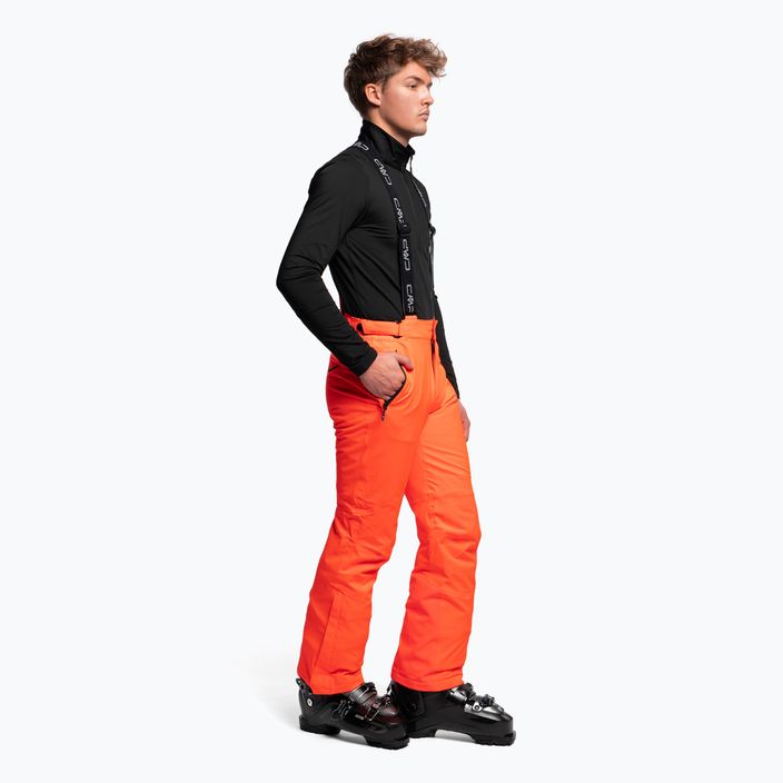 Pantaloni de schi pentru bărbați CMP, portocaliu, 3W17397N 2