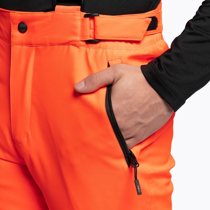 Pantaloni de schi pentru bărbați CMP, portocaliu, 3W17397N 5