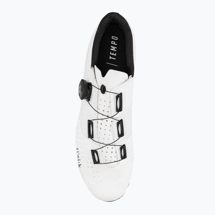 Pantofi de șosea pentru bărbați Fizik Tempo Overcurve R4 alb și negru TPR4OXR1K2010 6