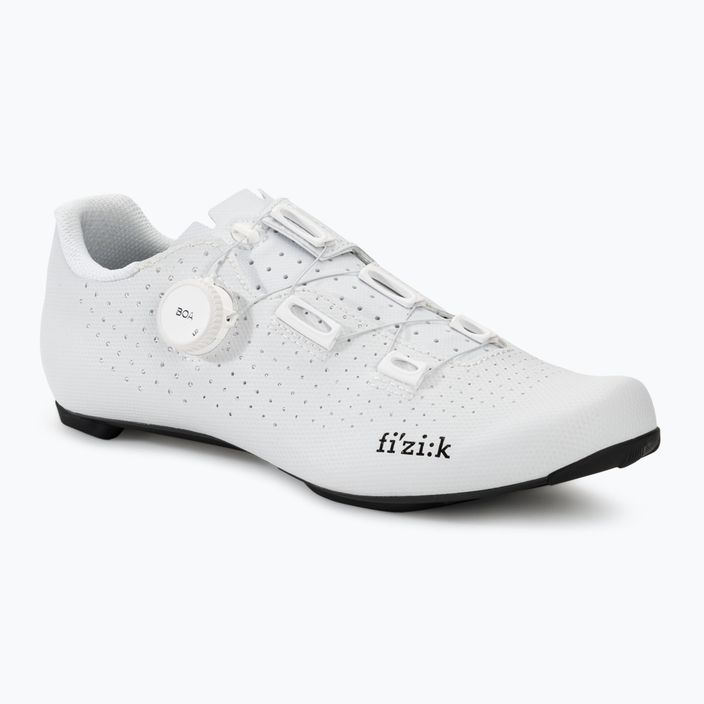 Încălțăminte de șosea pentru bărbați Fizik Tempo Decos Carbon white/white