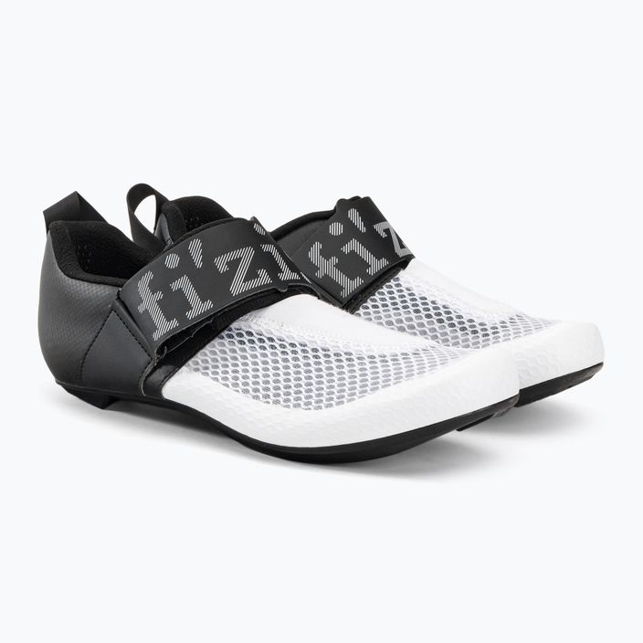 Pantofi de triatlon pentru bărbați Fizik Transiro Hydra alb și negru TRR5PMR1K2010 4