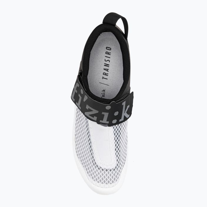 Pantofi de triatlon pentru bărbați Fizik Transiro Hydra alb și negru TRR5PMR1K2010 6