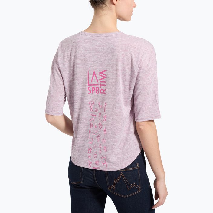 Tricou pentru femei La Sportiva Cave Paint rose 2