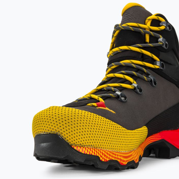Încălțăminte de trekking pentru bărbați La Sportiva Aequilibrium Trek GTX carbon/yellow 8