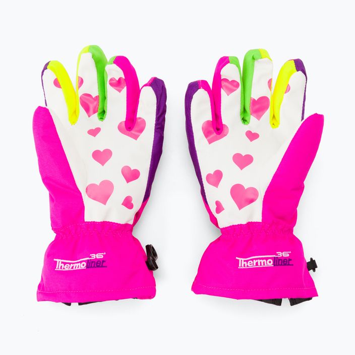 Mănuși de snowboard pentru copii Level Lucky roz 4146 2