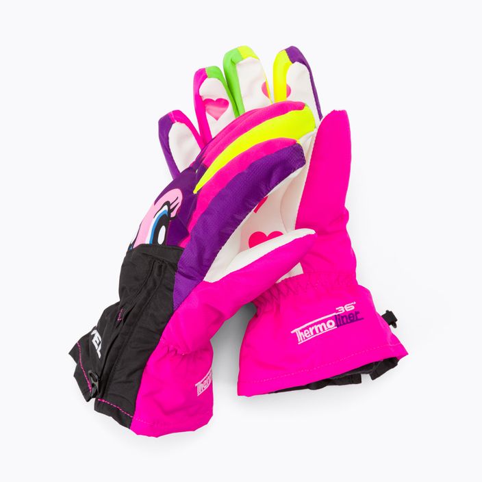Mănuși de snowboard pentru copii Level Lucky roz 4146 3