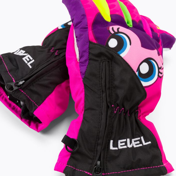 Mănuși de snowboard pentru copii Level Lucky roz 4146 4