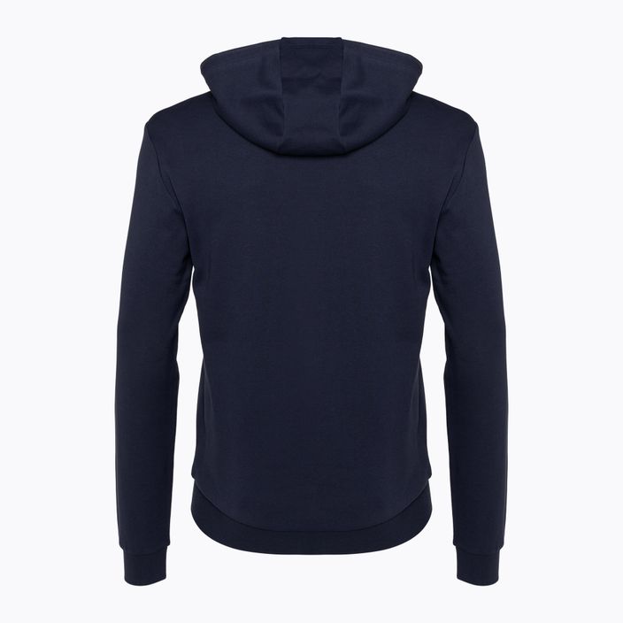 EA7 Emporio Armani Emporio Armani Train Logo Series Oversize Logo Hoodie Coft albastru marin pentru bărbați 2