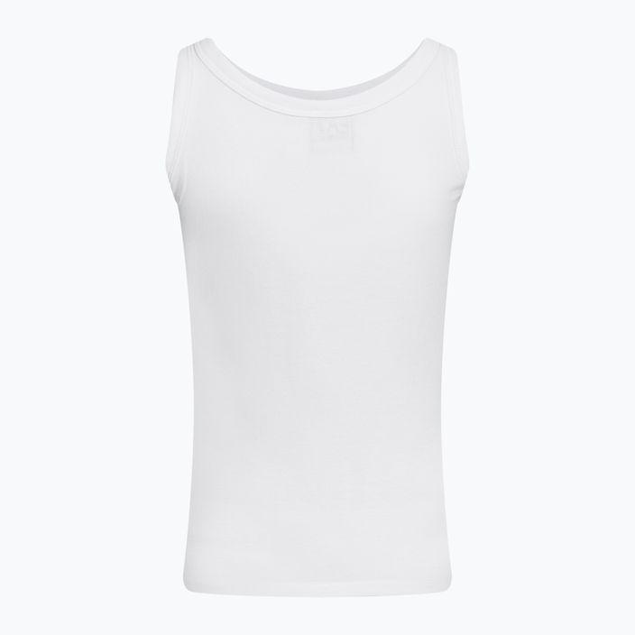 Tricou fără bretele pentru femei EA7 Emporio Armani Train Shiny white/logo black 2