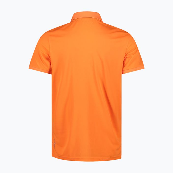Tricou polo pentru bărbați CMP portocaliu 3T60077/C550 2