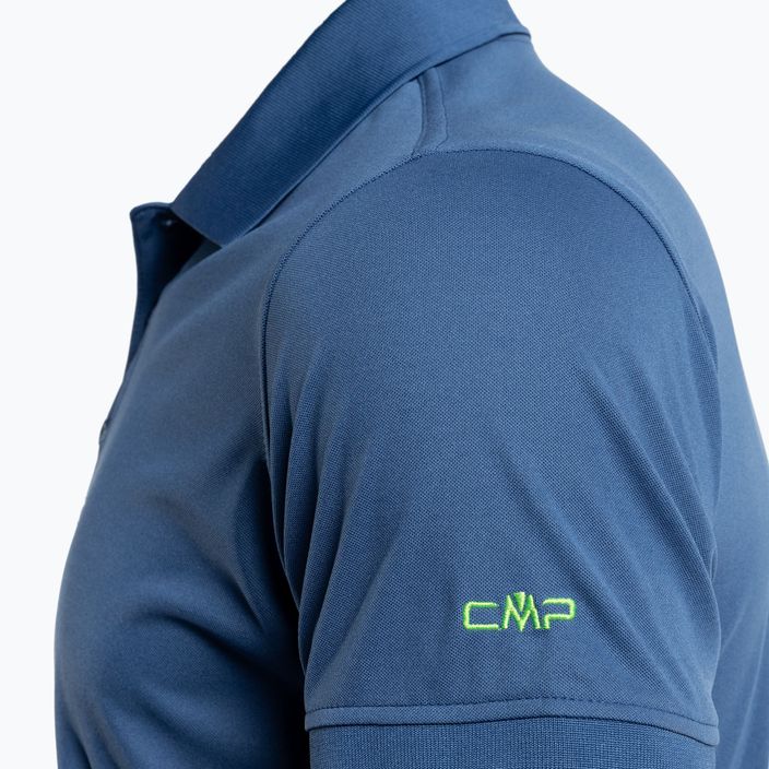 Tricou polo pentru bărbați CMP albastru 3T60077/M879 3