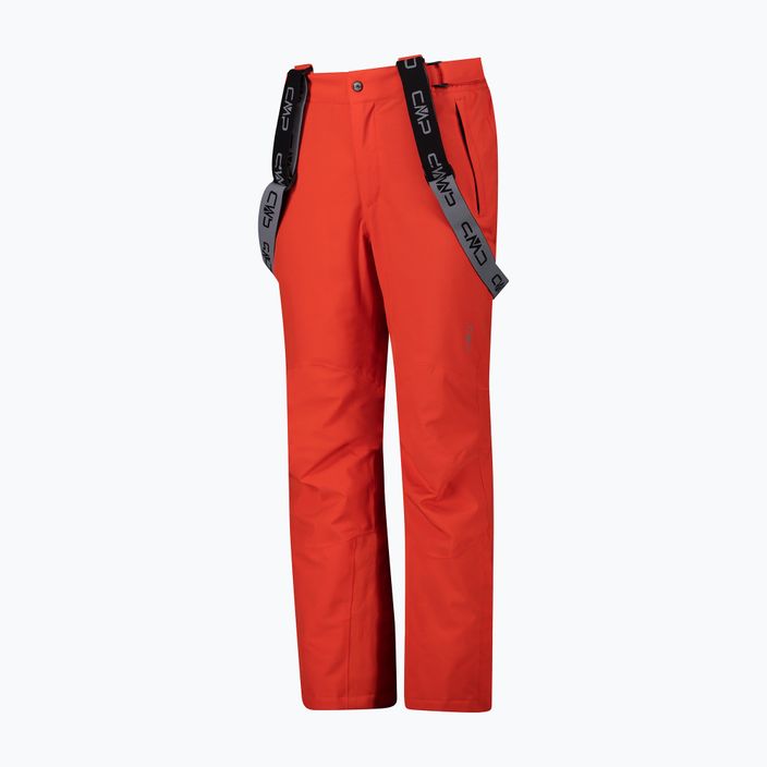 Pantaloni de schi pentru bărbați CMP roșu 3W17397N/C589 3