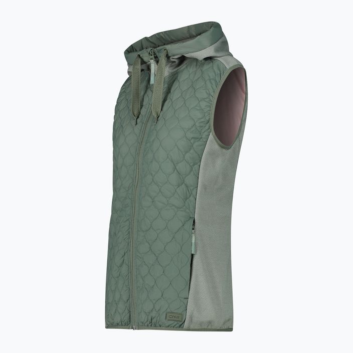 Vestă de trekking pentru femei CMP Hybrid Fix Hood salvia 2