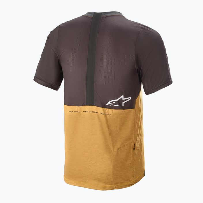 Alpinestars tricou de ciclism pentru bărbați Alps 6.0 V2 SS Jersey galben 1763821/4010 2