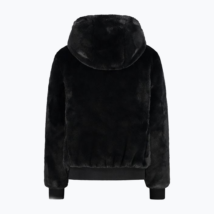 Jachetă de blană pentru femei CMP Fix Hood negru 32K0316/U901 4