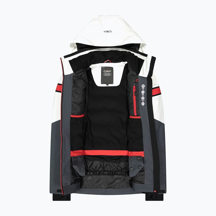 Jachetă de schi pentru bărbați CMP 32W0137 alb/gri 32W0137/U911 4