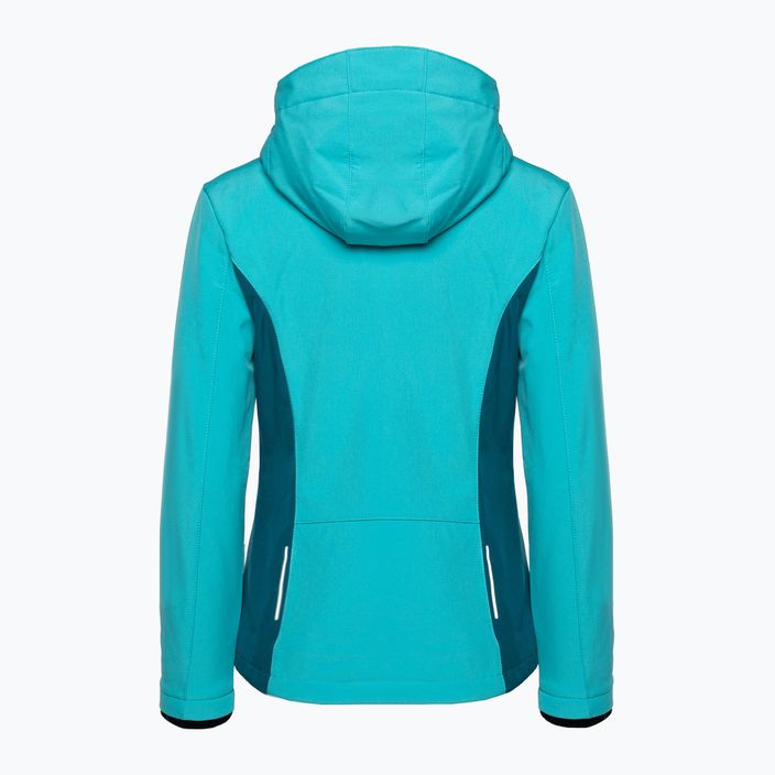 Jachetă softshell pentru femei CMP albastru 39A5006/E726 2