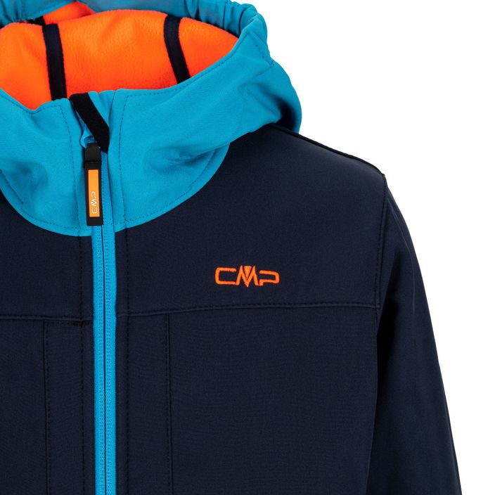 CMP Fix Hood jachetă softshell pentru copii albastru marin 3A00094/01NM 3