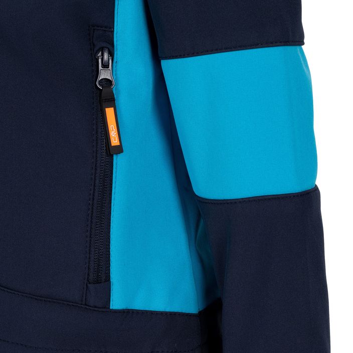 CMP Fix Hood jachetă softshell pentru copii albastru marin 3A00094/01NM 4