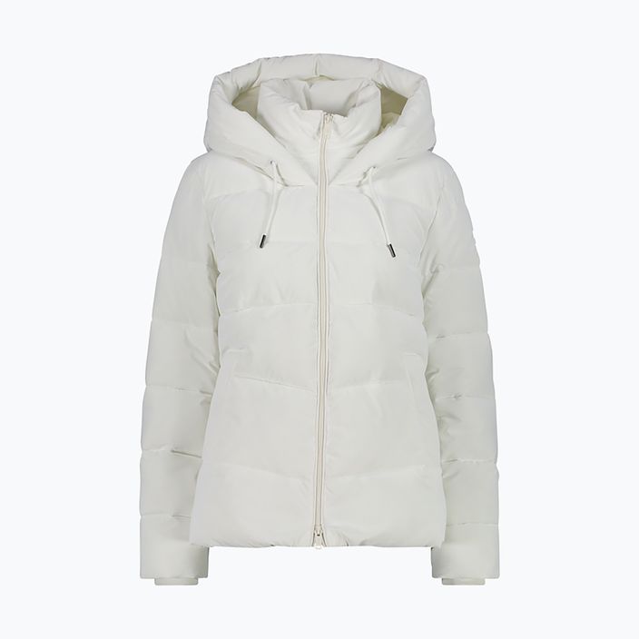 Jacheta de femei CMP Fix Hood în jos cu glugă albă 32K3096