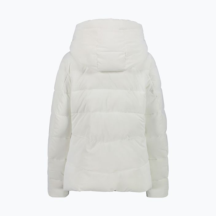 Jacheta de femei CMP Fix Hood în jos cu glugă albă 32K3096 3