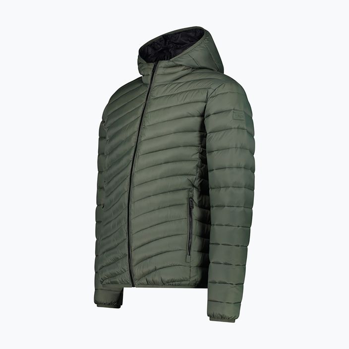 Jachetă cu glugă pentru bărbați Fix Hood verde 32K3147/E319 2