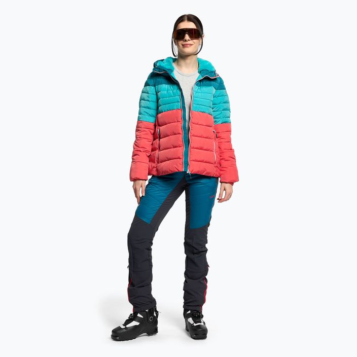 Jachetă de schi pentru femei CMP verde/portocaliu 32Z4176 2