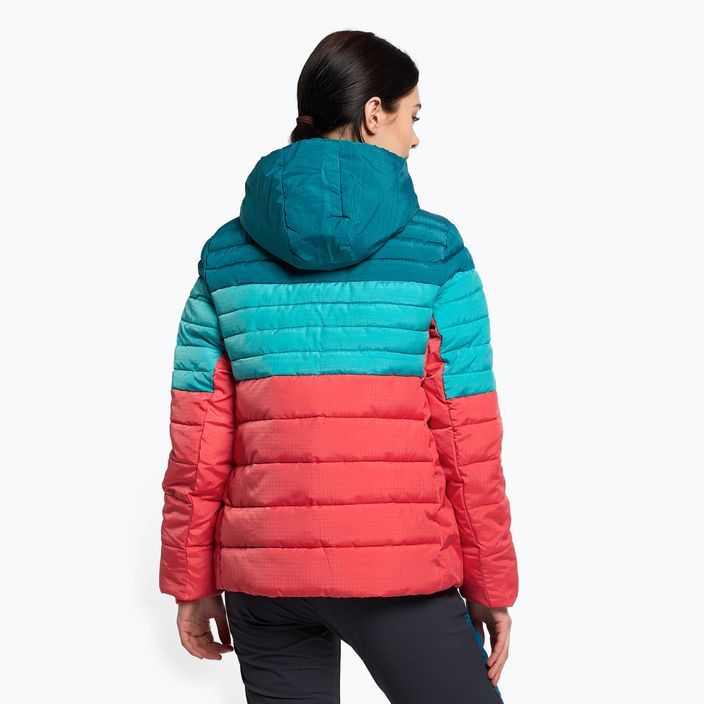Jachetă de schi pentru femei CMP verde/portocaliu 32Z4176 4
