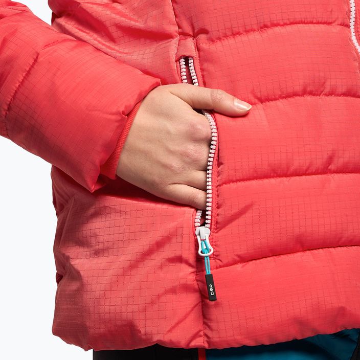 Jachetă de schi pentru femei CMP verde/portocaliu 32Z4176 7