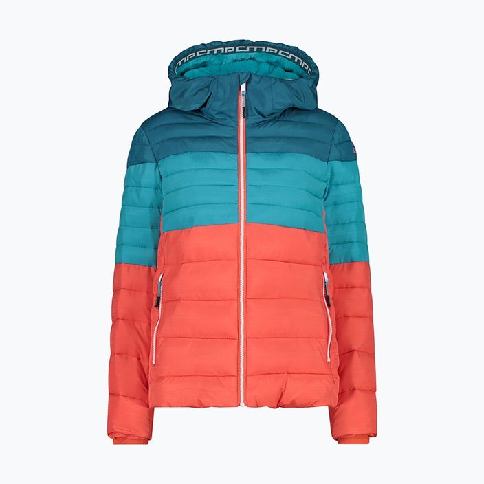 Jachetă de schi pentru femei CMP verde/portocaliu 32Z4176 8
