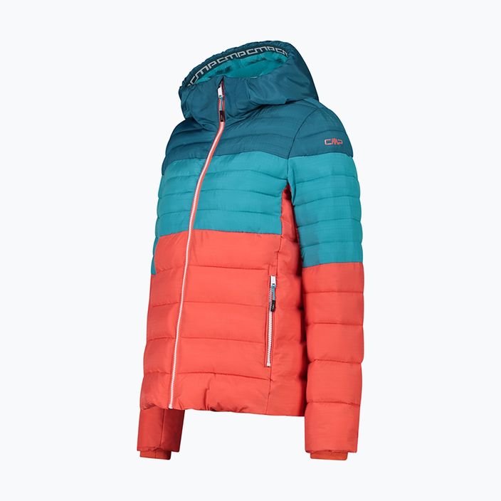 Jachetă de schi pentru femei CMP verde/portocaliu 32Z4176 9
